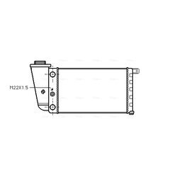 Chladič motora AVA QUALITY COOLING FTA2097