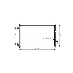 Kondenzátor klimatizácie AVA QUALITY COOLING HD5229