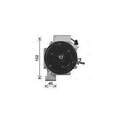 Kompresor klimatizácie AVA QUALITY COOLING HDAK332 - obr. 1