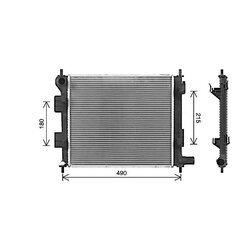 Chladič motora AVA QUALITY COOLING HY2578