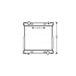 Chladič motora AVA QUALITY COOLING IV2095