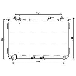 Chladič motora AVA QUALITY COOLING KA2183