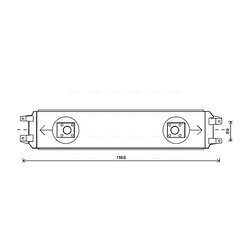 Chladič motorového oleja AVA QUALITY COOLING ME3282