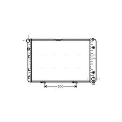 Chladič motora AVA QUALITY COOLING MS2077