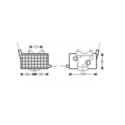 Chladič motorového oleja AVA QUALITY COOLING MS3294