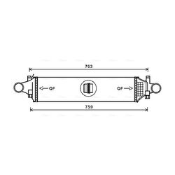 Chladič plniaceho vzduchu AVA QUALITY COOLING MSA4659