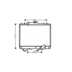 Chladič motora AVA QUALITY COOLING MT2156