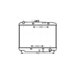 Chladič motora AVA QUALITY COOLING OL2179