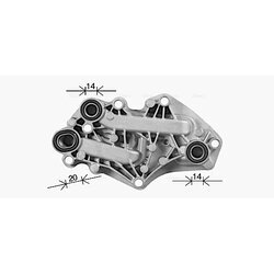 Chladič motorového oleja AVA QUALITY COOLING OL3742H - obr. 1