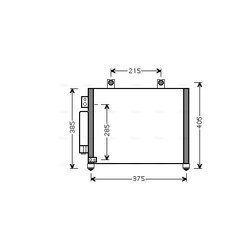 Kondenzátor klimatizácie AVA QUALITY COOLING OL5342D