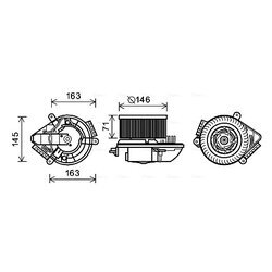 Vnútorný ventilátor AVA QUALITY COOLING PE8504