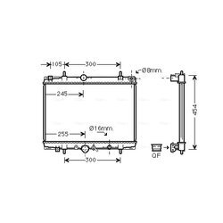 Chladič motora AVA QUALITY COOLING PEA2200