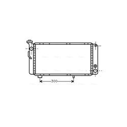 Chladič motora AVA QUALITY COOLING RT2008