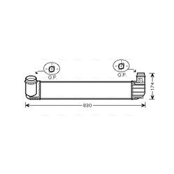 Chladič plniaceho vzduchu AVA QUALITY COOLING RTA4411