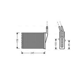 Výmenník tepla vnútorného kúrenia AVA QUALITY COOLING RTA6250