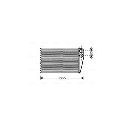 Výmenník tepla vnútorného kúrenia AVA QUALITY COOLING RTA6354