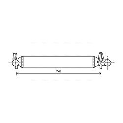 Chladič plniaceho vzduchu AVA QUALITY COOLING STA4042