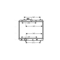 Chladič motora AVA QUALITY COOLING SZ2111