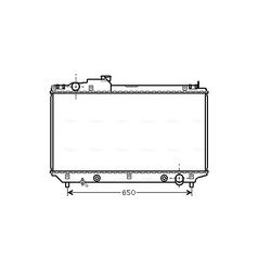 Chladič motora AVA QUALITY COOLING TOA2315