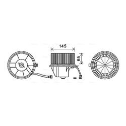 Vnútorný ventilátor AVA QUALITY COOLING VN8351