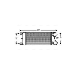 Chladič plniaceho vzduchu AVA QUALITY COOLING CN4267