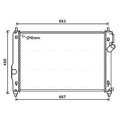 Chladič motora AVA QUALITY COOLING CT2064