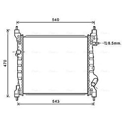 Chladič motora AVA QUALITY COOLING CT2070