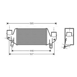 Chladič plniaceho vzduchu AVA QUALITY COOLING FDA4313