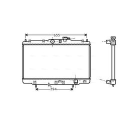 Chladič motora AVA QUALITY COOLING HD2176