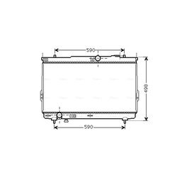 Chladič motora AVA QUALITY COOLING HY2111