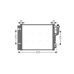 Kondenzátor klimatizácie AVA QUALITY COOLING HY5189D