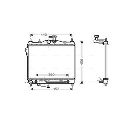 Chladič motora AVA QUALITY COOLING HYA2102