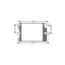 Kondenzátor klimatizácie AVA QUALITY COOLING IV5090D