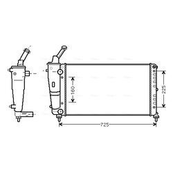 Chladič motora AVA QUALITY COOLING LCA2083