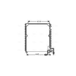 Kondenzátor klimatizácie AVA QUALITY COOLING MEA5199