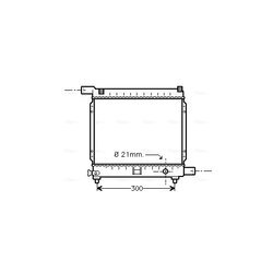 Chladič motora AVA QUALITY COOLING MS2179