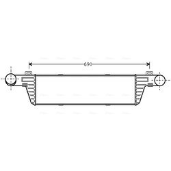 Chladič plniaceho vzduchu AVA QUALITY COOLING MSA4224