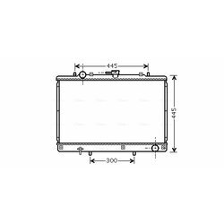 Chladič motora AVA QUALITY COOLING MT2188