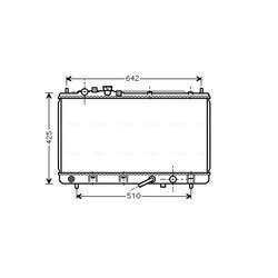 Chladič motora AVA QUALITY COOLING MZ2167