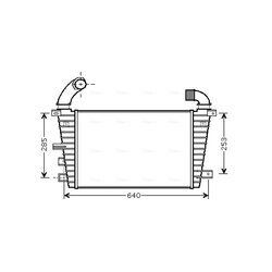 Chladič plniaceho vzduchu AVA QUALITY COOLING OL4585