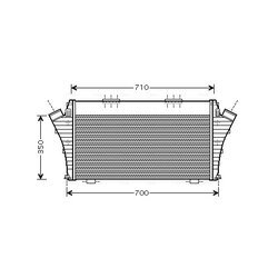 Chladič plniaceho vzduchu AVA QUALITY COOLING OLA4401