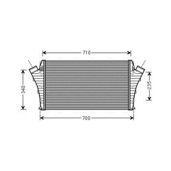 Chladič plniaceho vzduchu AVA QUALITY COOLING OLA4492