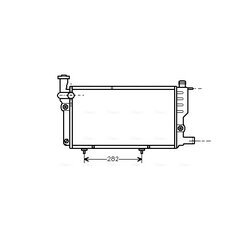 Chladič motora AVA QUALITY COOLING PEA2095