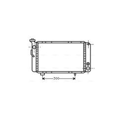 Chladič motora AVA QUALITY COOLING RT2009