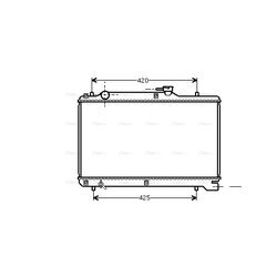 Chladič motora AVA QUALITY COOLING SZ2050