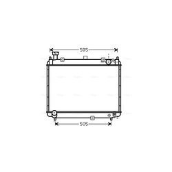 Chladič motora AVA QUALITY COOLING TO2233