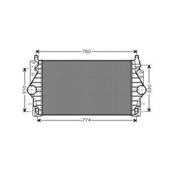 Chladič plniaceho vzduchu AVA QUALITY COOLING VN4246