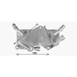 Chladič oleja automatickej prevodovky AVA QUALITY COOLING AI3442 - obr. 1