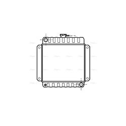 Chladič motora AVA QUALITY COOLING BW2006