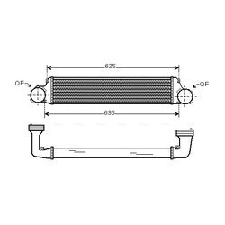 Chladič plniaceho vzduchu AVA QUALITY COOLING BW4280